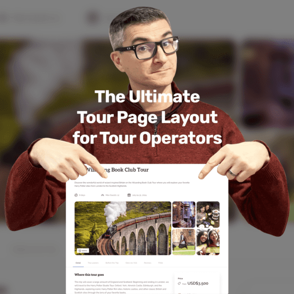 Ultimate tour page Layout for tour operators